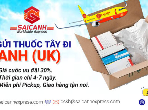 Gửi thuốc tây đi Anh