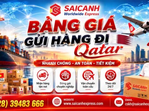 Bảng giá gửi hàng đi Qatar