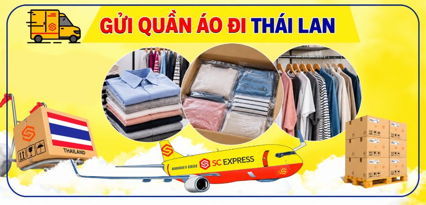 Gửi quần áo đi Thái Lan
